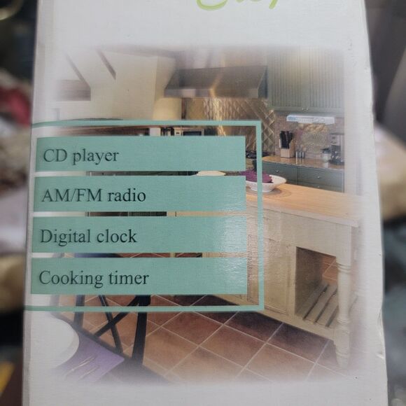 Gpx Capri Under Cabinet CD Player/Radio Mp3 Ready Space Saver AM /FM *New in Box - Picture 3 of 16